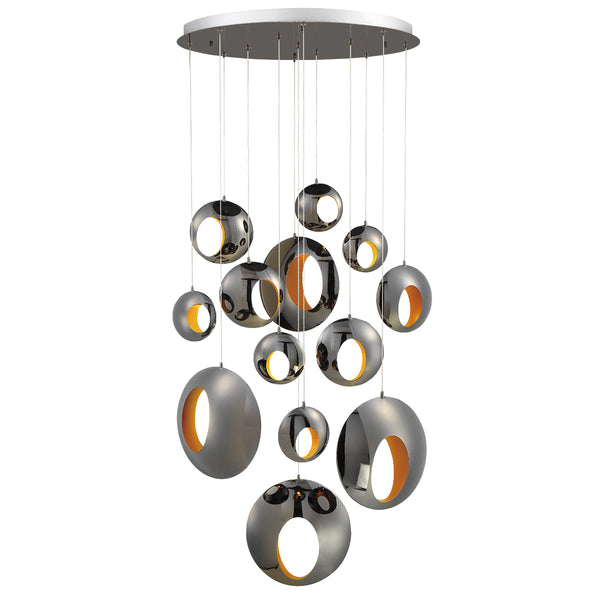 Eurofase - 35910-015 - LED Chandelier - Arlington - Blackened Chrome