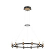 Eurofase - 37043-018 - LED Chandelier - Albany - Deep Black/Brass