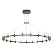 Eurofase - 37045-012 - LED Chandelier - Albany - Deep Black/Brass