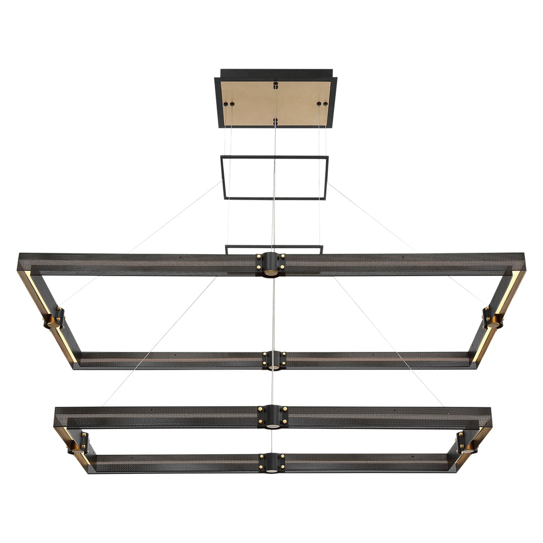 Eurofase - 37061-012 - LED Chandelier - Admiral - Matte Black/Gold