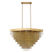 Eurofase - 37096-014 - LED Chandelier - Bloomfield - Antique Brush Gold