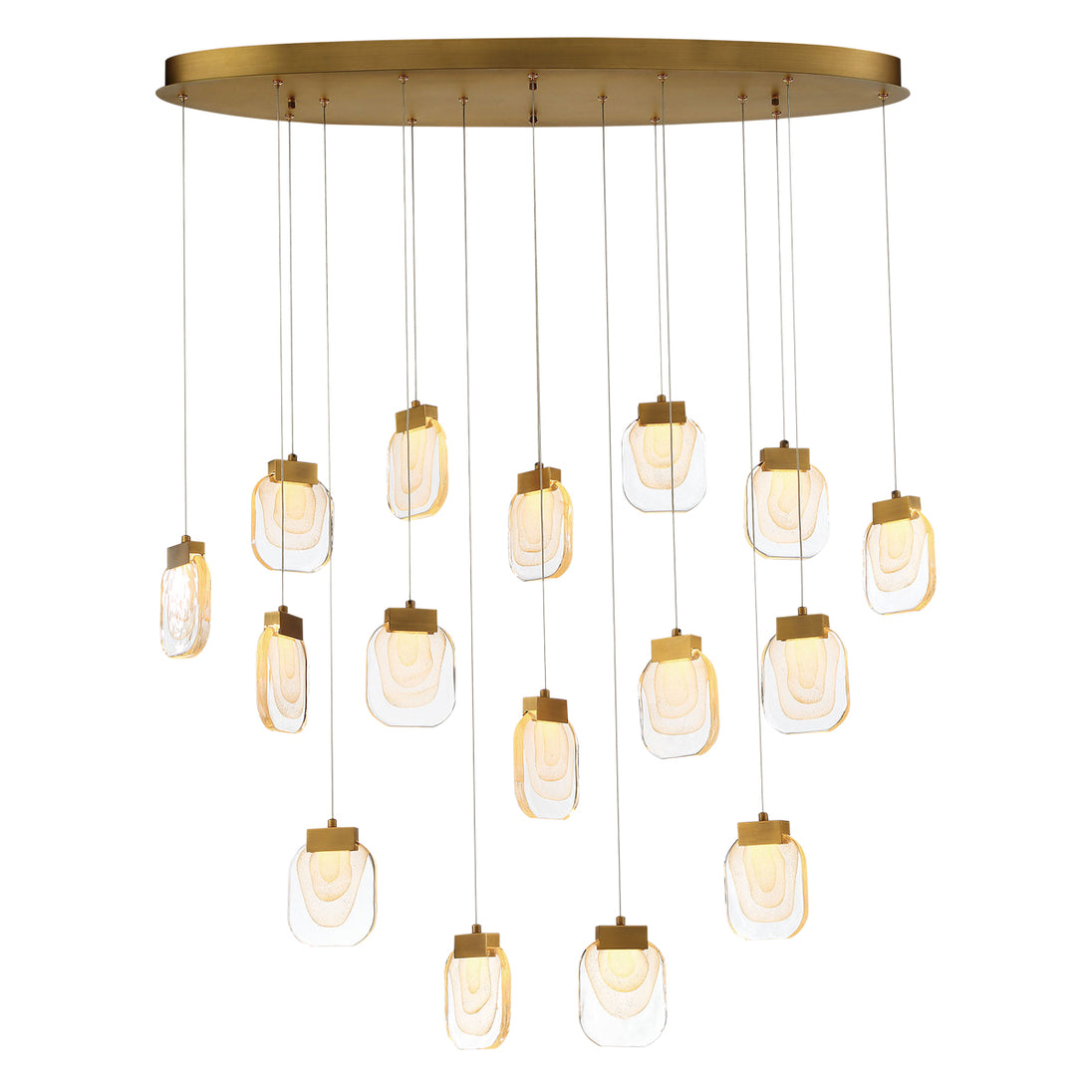 Eurofase - 37194-017 - LED Chandelier - Paget - Gold