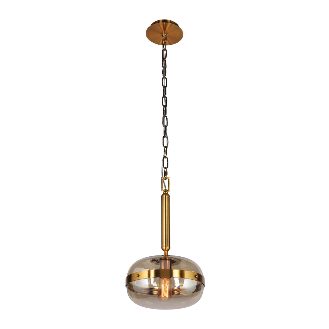 Eurofase - 37197-018 - One Light Pendant - Nottingham - Ancient Brass