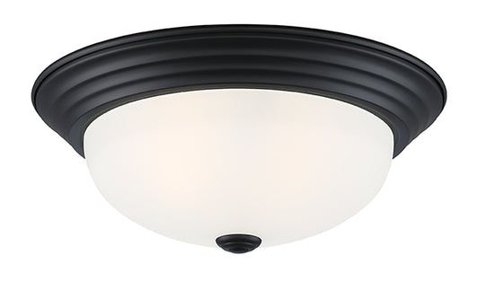 Designers Fountain - 1257M-MB-W - Two Light Flushmount - Decorative Flushmount - Matte Black