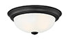 Designers Fountain - 1257S-MB-W - Two Light Flushmount - Decorative Flushmount - Matte Black