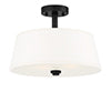 Designers Fountain - 88511-MB - Two Light Semi-Flush Mount - Studio - Matte Black