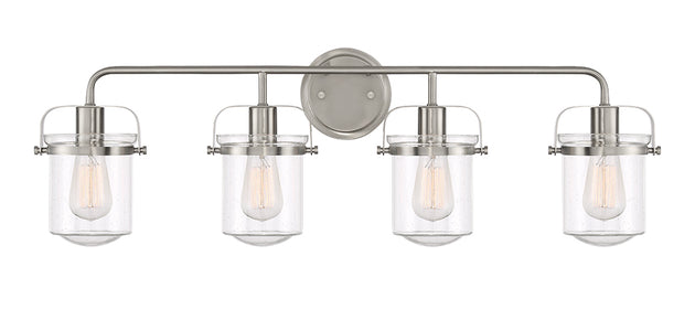Designers Fountain - 90604-BN - Four Light Bath Bar Vanity - Jaxon - Brushed Nickel