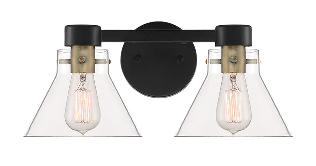Designers Fountain - D204M-2B-MB - Two Light Bath Bar Vanity - Willow Creek - Matte Black