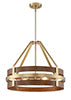 Designers Fountain - D211M-23P-BBS - Four Light Pendant - Atwood - Brushed Brass