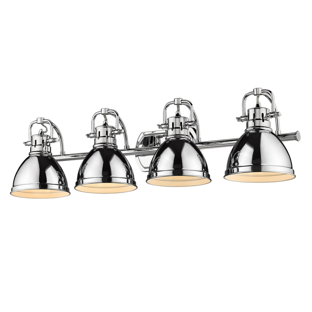 Golden - 3602-BA4 CH-CH - Four Light Bath Vanity - Duncan CH - Chrome