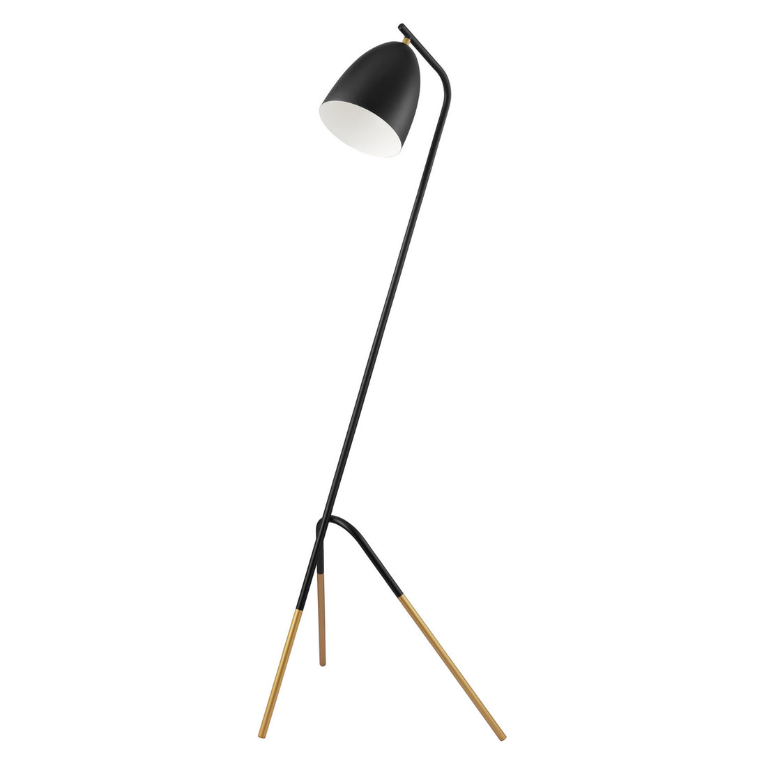 Eglo USA - 204261A - One Light Floor Lamp - Westlinton - Black / Gold