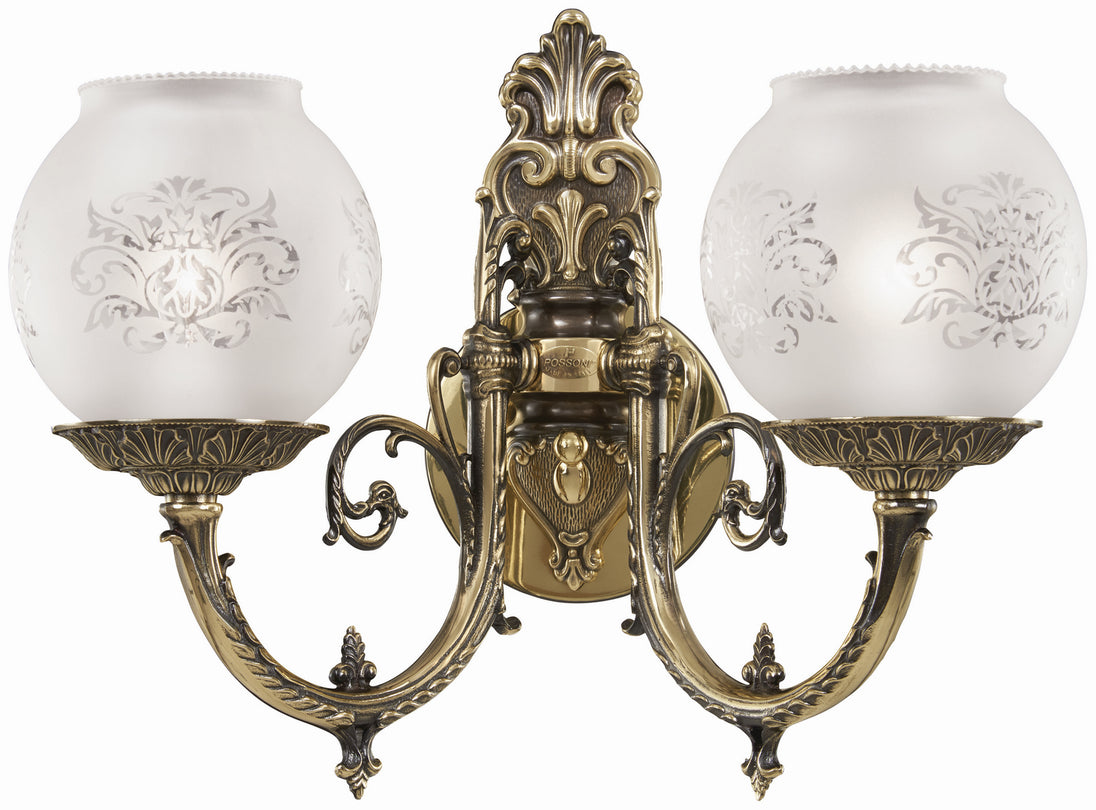 Metropolitan - N801902 - Two Light Wall Sconce - Metropolitan - Antique Classic Brass