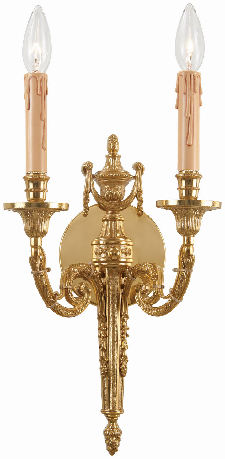 Metropolitan - N9789 - Two Light Wall Sconce - Metropolitan - French Gold