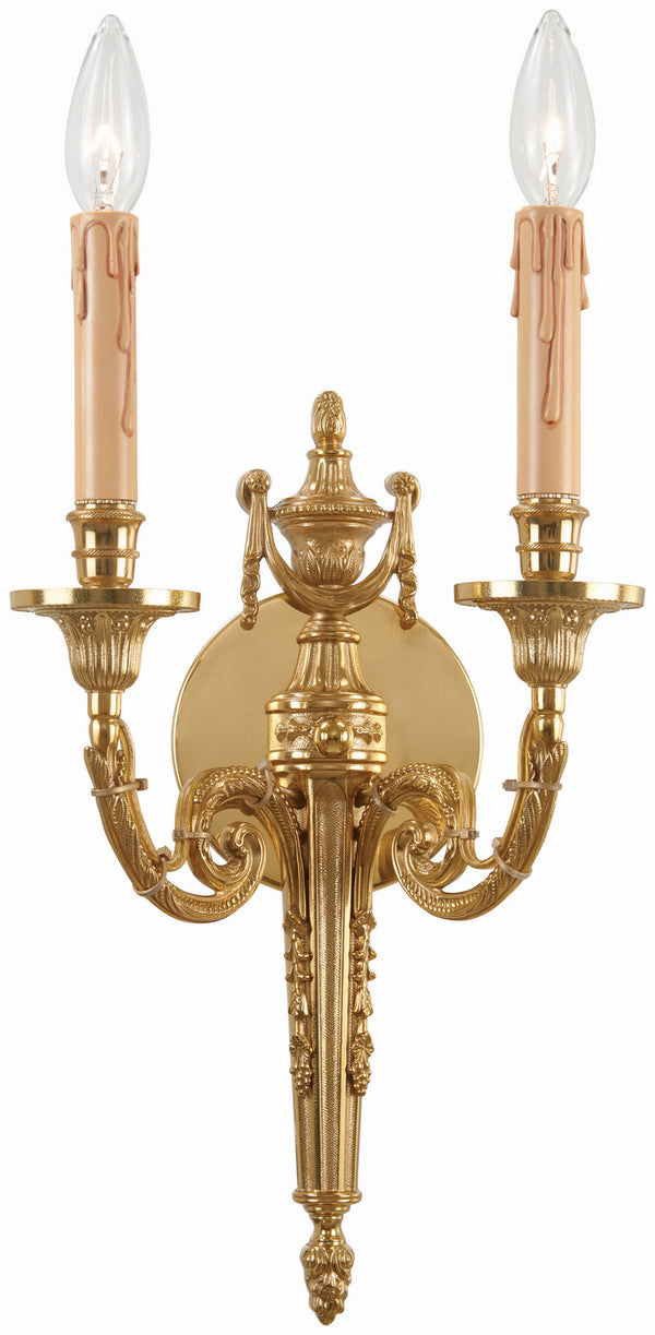 Metropolitan - N9789 - Two Light Wall Sconce - Metropolitan - French Gold