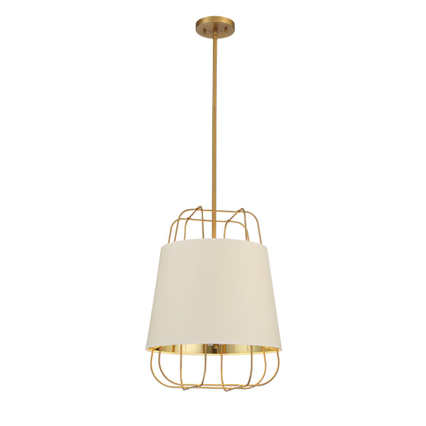 Eurofase - 38143-014 - Three Light Pendant - Tura - Brass