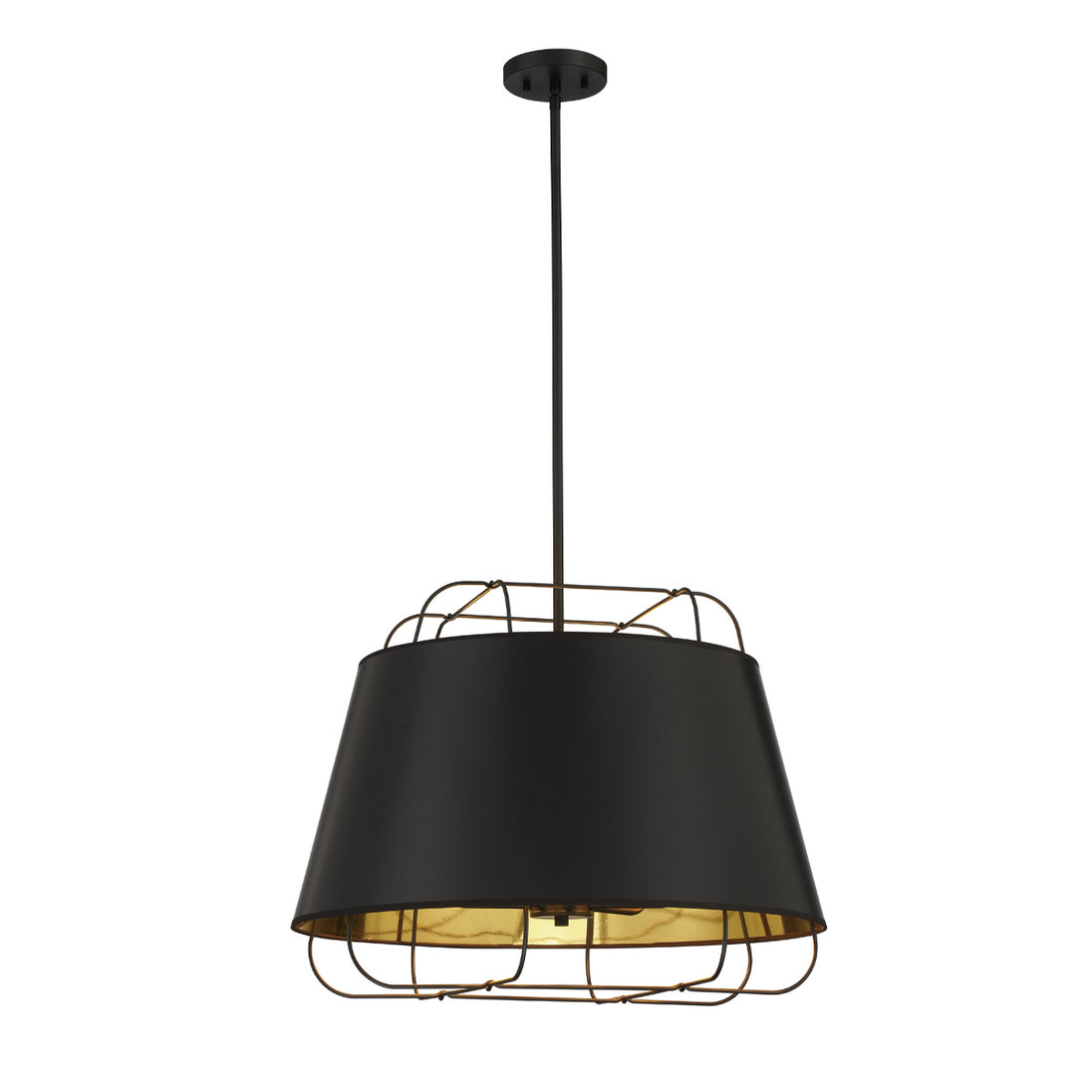 Eurofase - 38145-025 - Six Light Pendant - Tura - Black