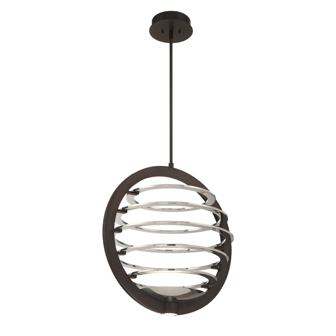 Eurofase - 38150-029 - LED Chandelier - Ombra - Dark Bronze/Polished Nickel