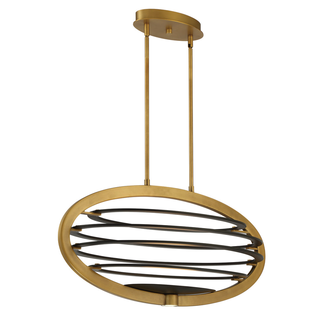 Eurofase - 38153-013 - LED Chandelier - Ombra - Brass/Black