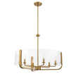 Eurofase - 38155-017 - Six Light Chandelier - Campisi - Brass