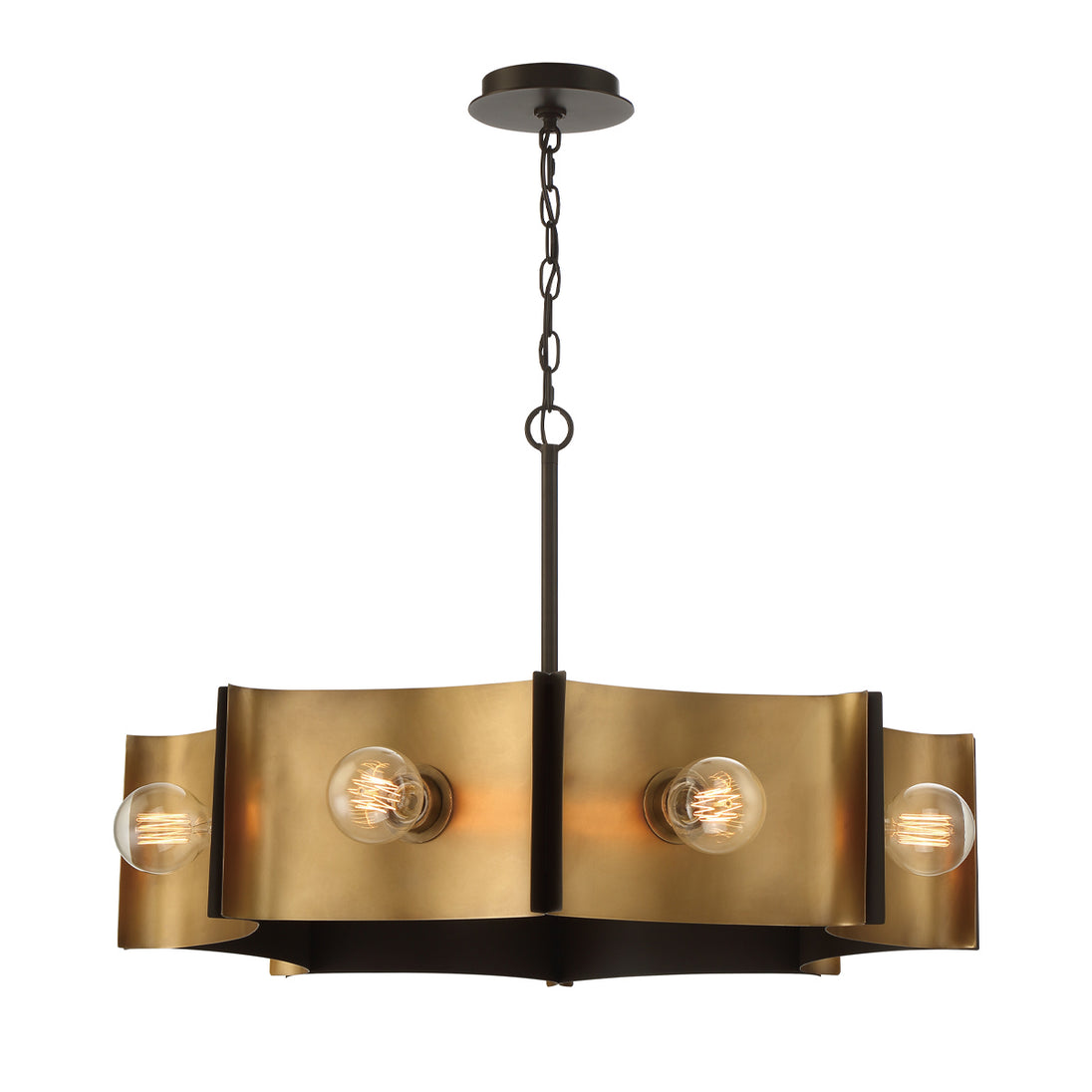 Eurofase - 38428-029 - Eight Light Chandelier - Metallo - Bronze