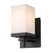 Golden - DDDD-BA1 BLK-OP - One Light Wall Sconce - Maddox BLK - Matte Black