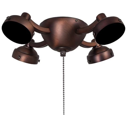 Minka Aire - K34L-DBB - Four Light Fan Light Kit - Dark Brushed Bronze