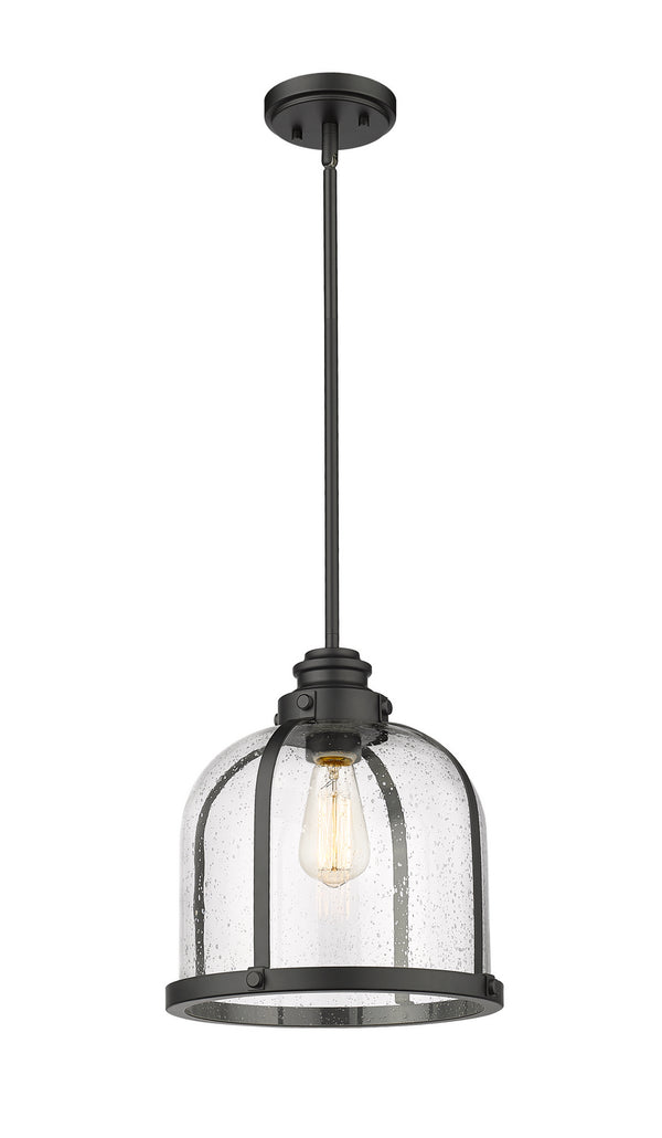 Z-Lite - 337P12MB - One Light Pendant - Burren - Matte Black