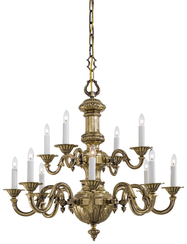 Metropolitan - N700212 - 12 Light Chandelier - Metropolitan - Classic Brass