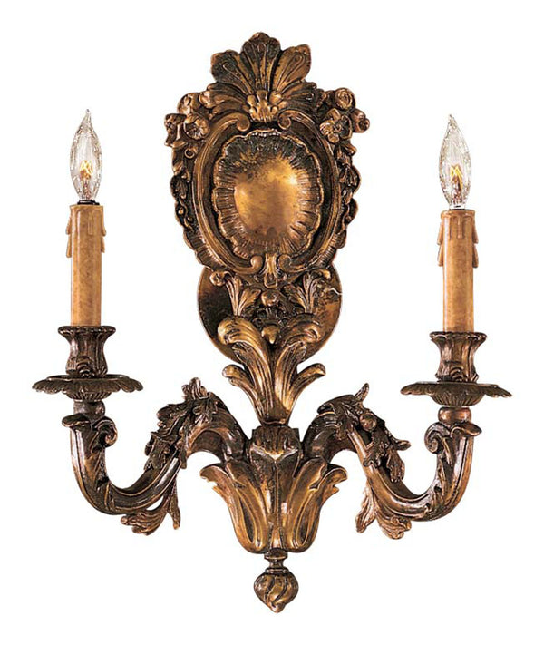 Metropolitan - N2415 - Two Light Wall Sconce - Metropolitan - Oxide Brass