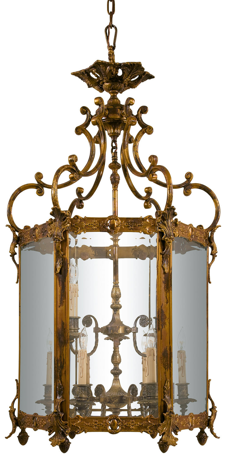 Metropolitan - N2345 - Nine Light Foyer Pendant - Metropolitan - Oxide Brass