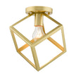 Golden - 2086-FM OG - One Light Flush Mount - Cassio OG - Olympic Gold