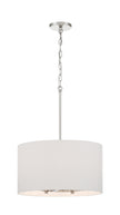 Minka-Lavery - 3925-613 - Five Light Pendant - Palmetto - Polished Nickel