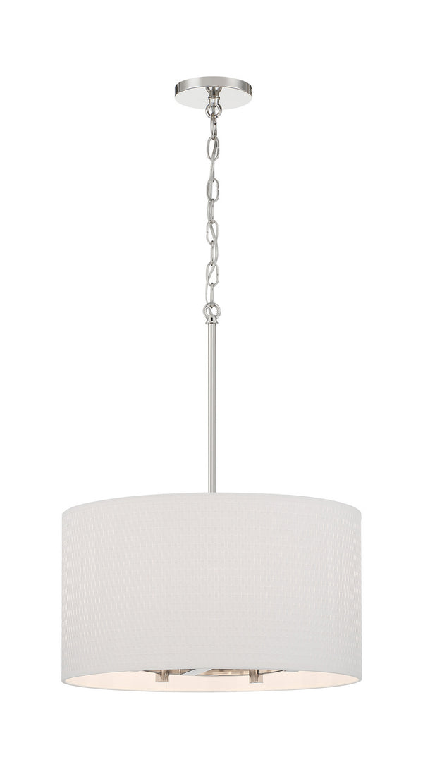 Minka-Lavery - 3925-613 - Five Light Pendant - Palmetto - Polished Nickel