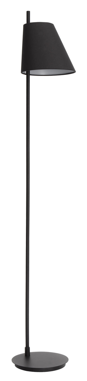 Eglo USA - 99015A - One Light Floor Lamp - Estaziona - Structured Black