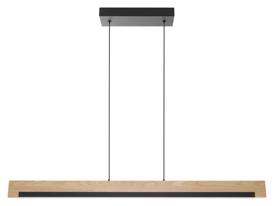 Eglo USA - 99293A - LED Pendant - Camacho - Black, Wood