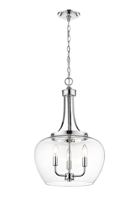 Z-Lite - 473P16-CH - Three Light Pendant - Joliet - Chrome