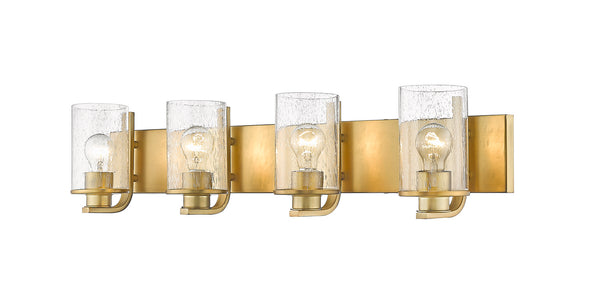 Z-Lite - 492-4V-OBR - Four Light Vanity - Beckett - Olde Brass