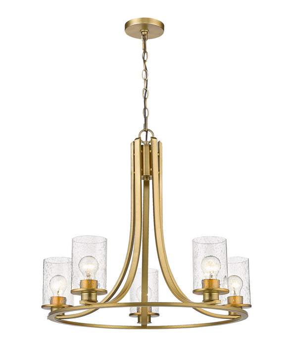 Z-Lite - 492-5OBR - Five Light Chandelier - Beckett - Olde Brass