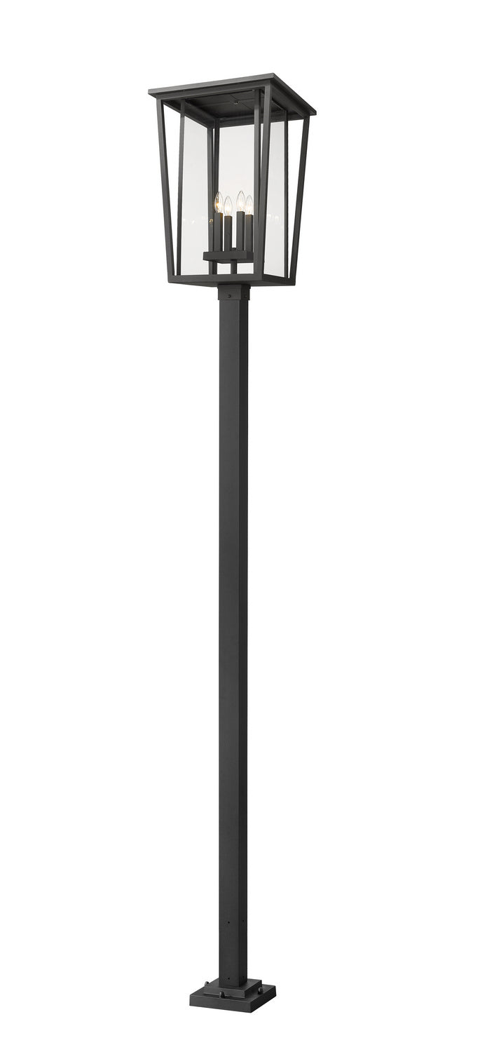 Z-Lite - 571PHXXLS-536P-BK - Four Light Outdoor Post Mount - Seoul - Black