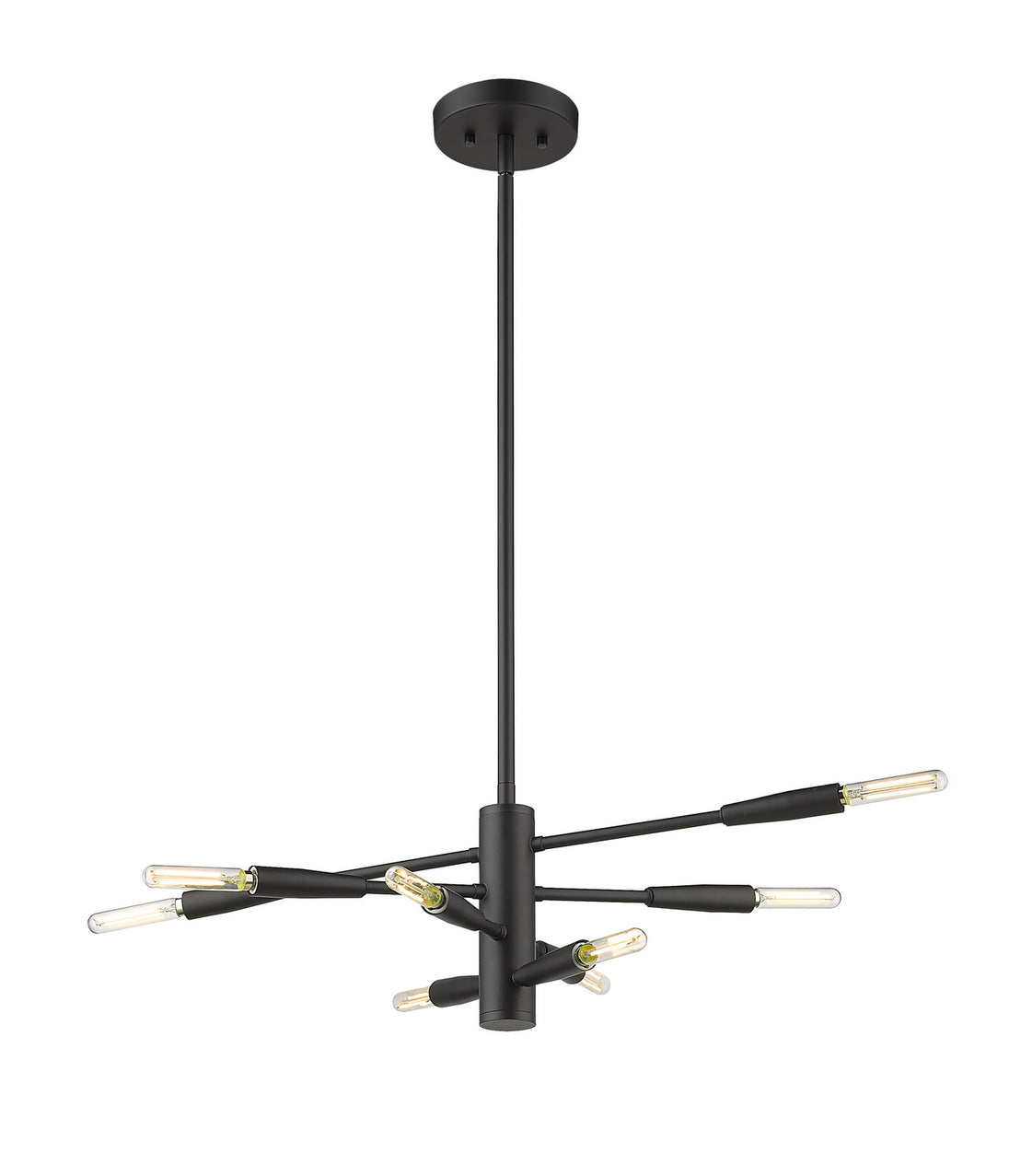 Z-Lite - 737-8MB - Eight Light Chandelier - Ascension - Matte Black