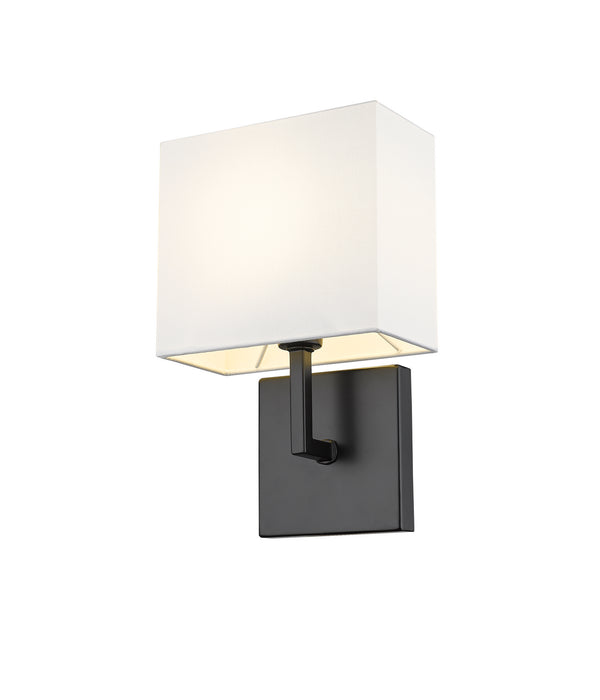 Z-Lite - 815-1S-MB - One Light Wall Sconce - Saxon - Matte Black