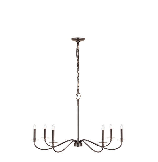 Z-Lite - 2301-42BP - Six Light Chandelier - Arrington - Plated Bronze