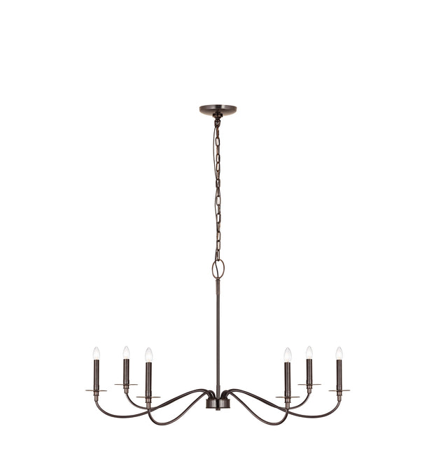 Z-Lite - 2301-42BP - Six Light Chandelier - Arrington - Plated Bronze