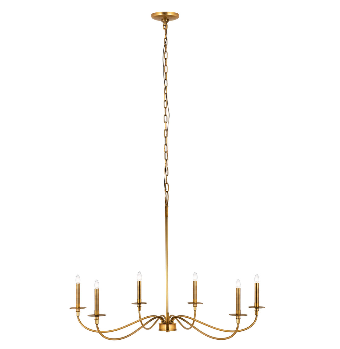 Z-Lite - 2301-42RB - Six Light Chandelier - Arrington - Rubbed Brass