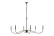 Z-Lite - 2301-63MB - Six Light Chandelier - Arrington - Matte Black