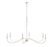 Z-Lite - 2301-63PN - Six Light Chandelier - Arrington - Polished Nickel