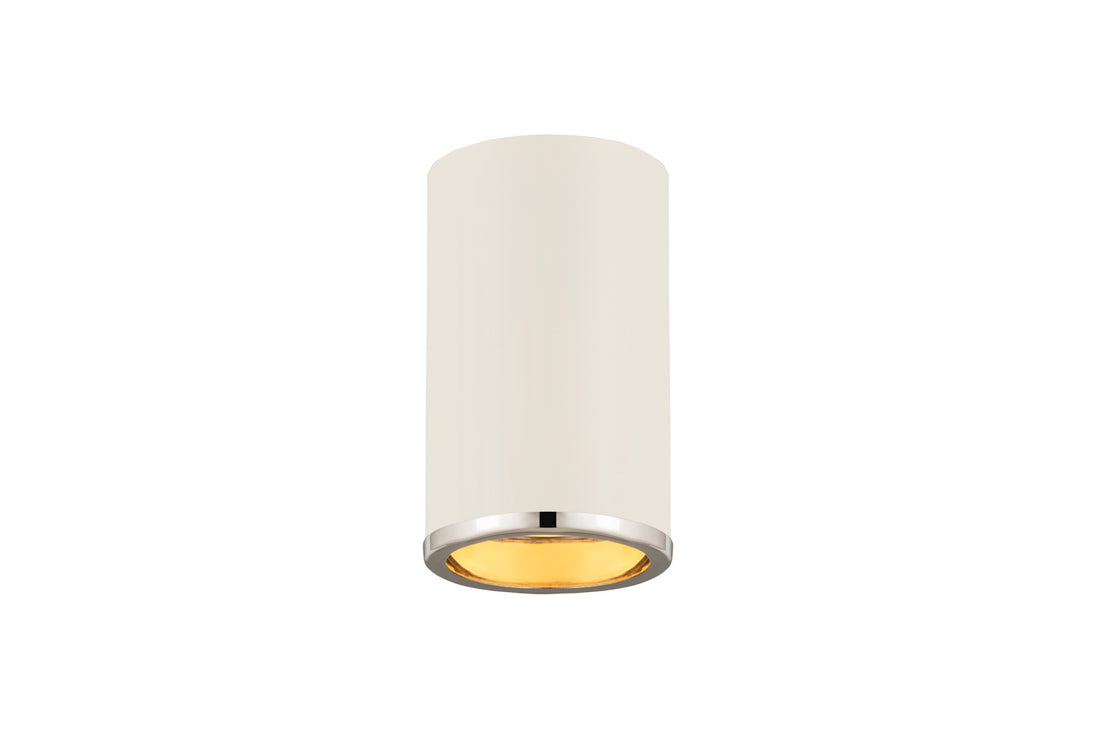Z-Lite - 2303F1-MW-CH - One Light Flush Mount - Arlo - Matte White / Chrome