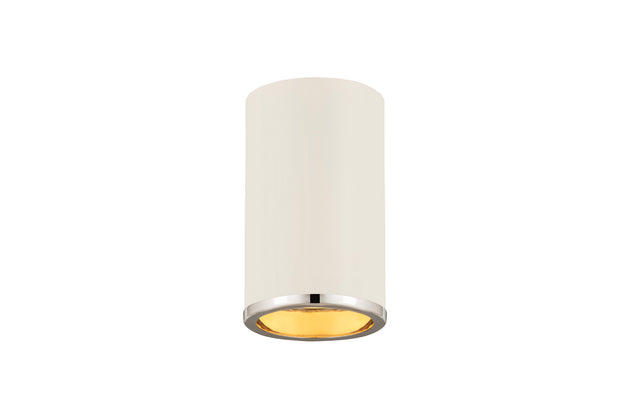 Z-Lite - 2303F1-MW-CH - One Light Flush Mount - Arlo - Matte White / Chrome