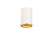 Z-Lite - 2303F1-MW-RB - One Light Flush Mount - Arlo - Matte White / Rubbed Brass