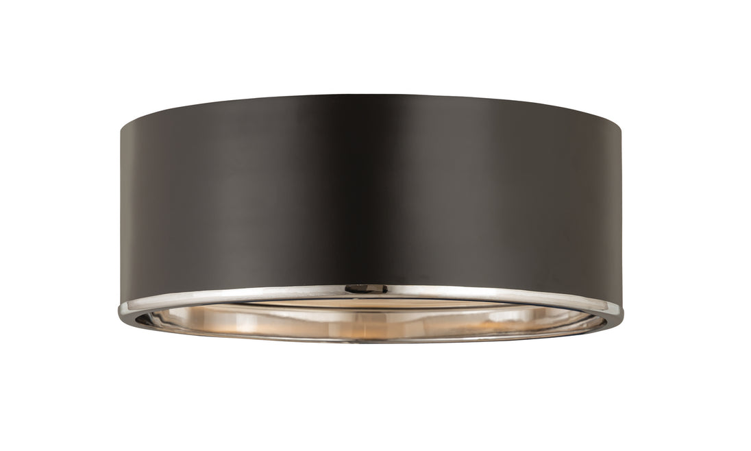 Z-Lite - 2303F4-MB-CH - Four Light Flush Mount - Arlo - Matte Black / Chrome